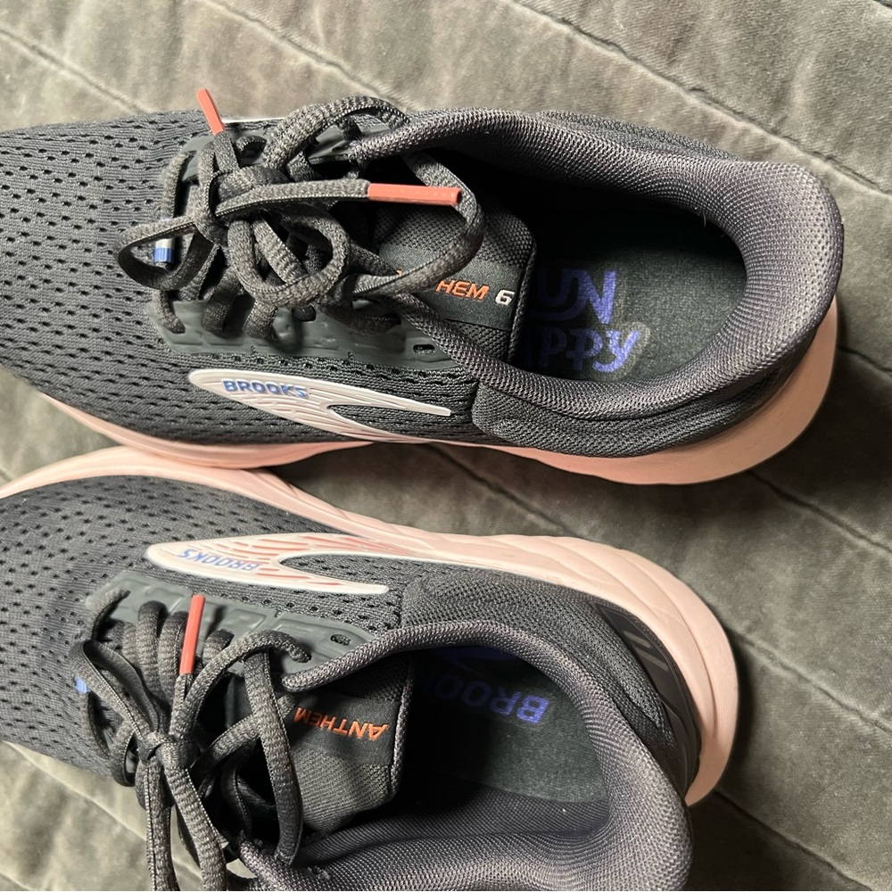 Brooks Charcoal and Blush Running Shoes - Picture 8 of 8